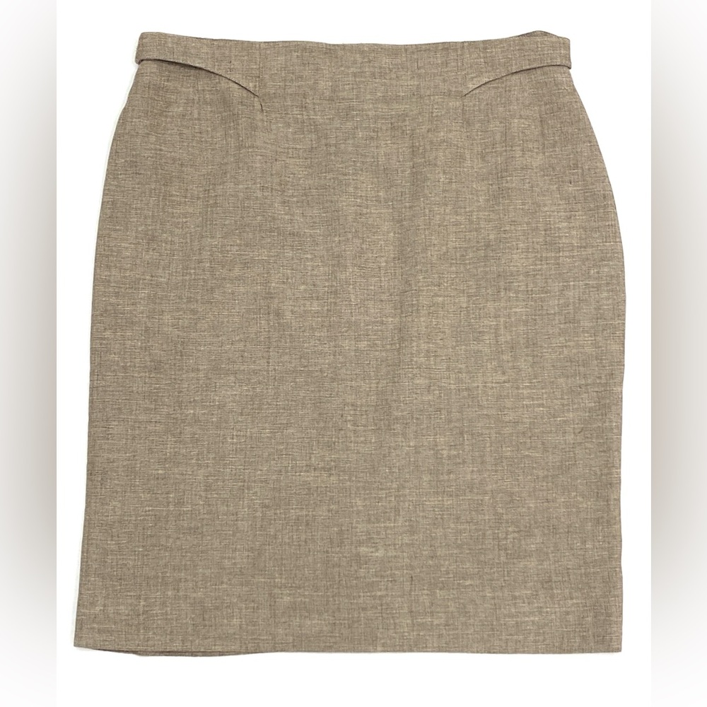 Armani Collezioni Women's Brown Pencil Midi Skirt Sz 16 (Skirt Only)